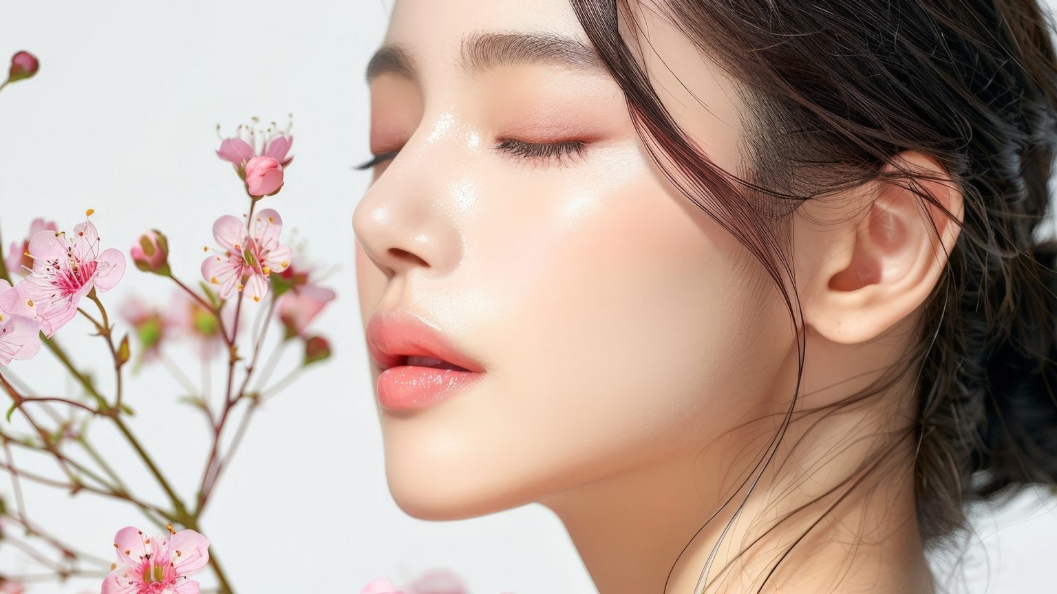 Korean woman with smooth, radiant skin representing modern Korean skincare and beauty aesthetics